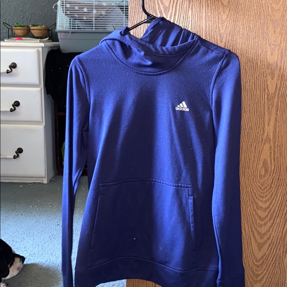 Purple adidas hoodie